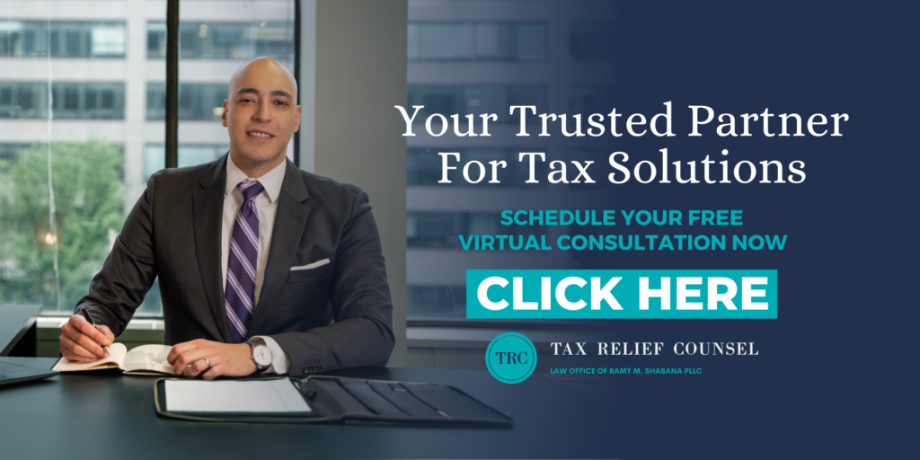tax relief counsel CTA